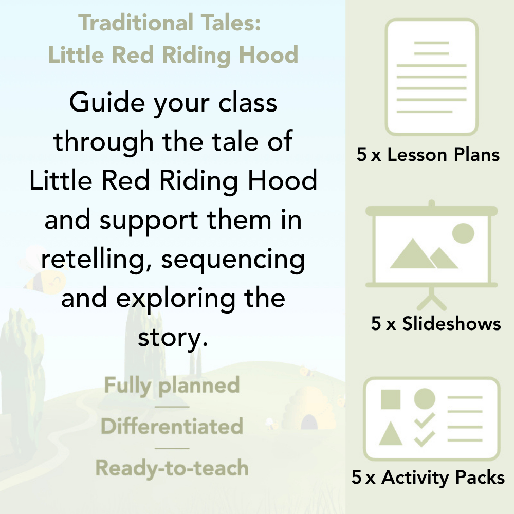 PlanBee Traditional Tales: Little Red Riding Hood | KS1 English Pack