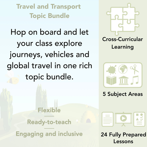 PlanBee Travel and Transport KS1 Topic Bundle