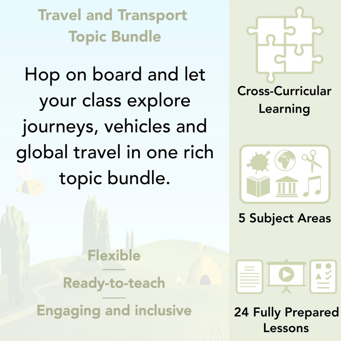 PlanBee Travel and Transport KS1 Topic Bundle