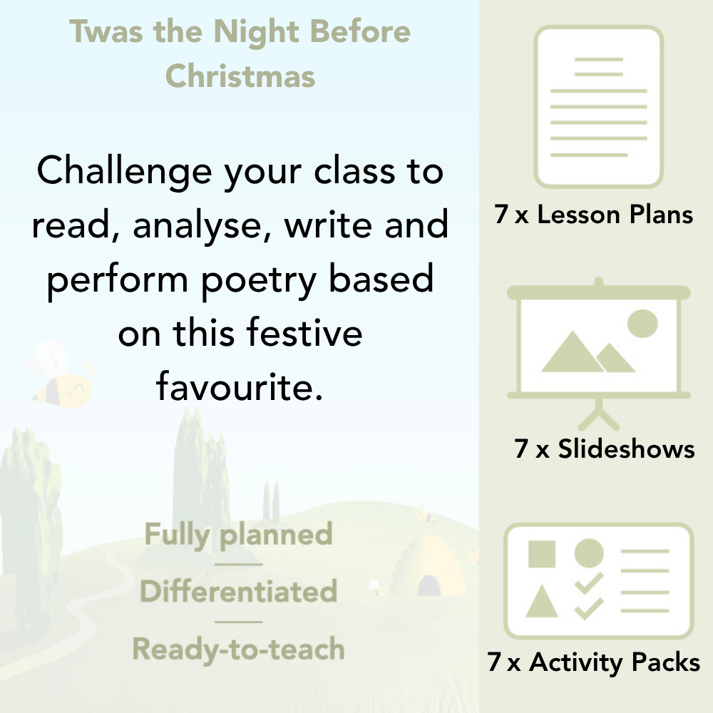 PlanBee Twas the Night Before Christmas Lesson Plans | Year 2 Poetry