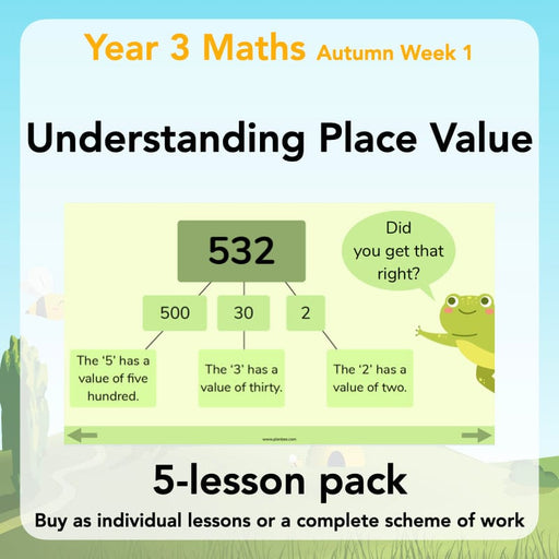 PlanBee Understanding Place Value Year 3 Maths Lessons by PlanBee