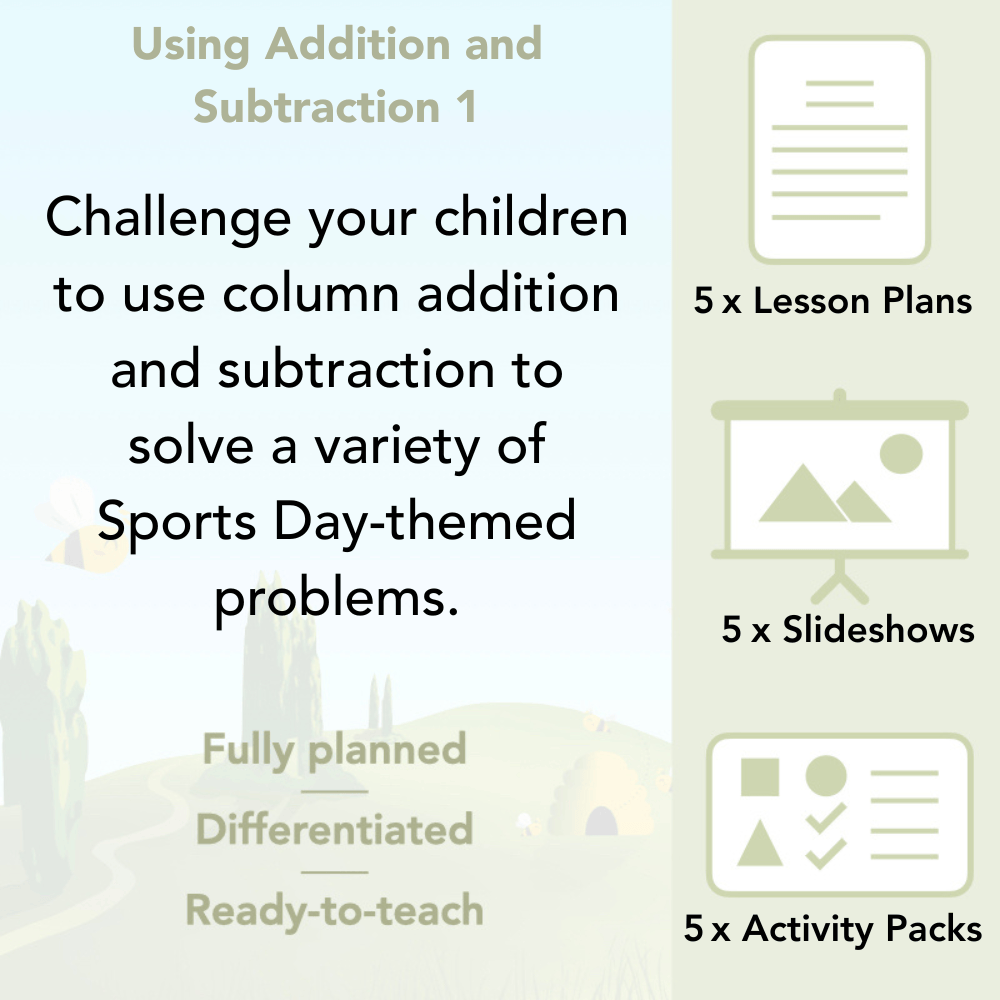 PlanBee Using Addition and Subtraction Year 4 Maths by PlanBee
