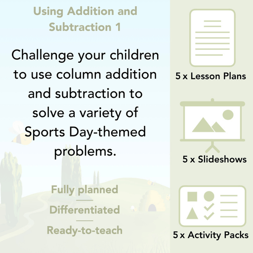 PlanBee Using Addition and Subtraction Year 4 Maths by PlanBee