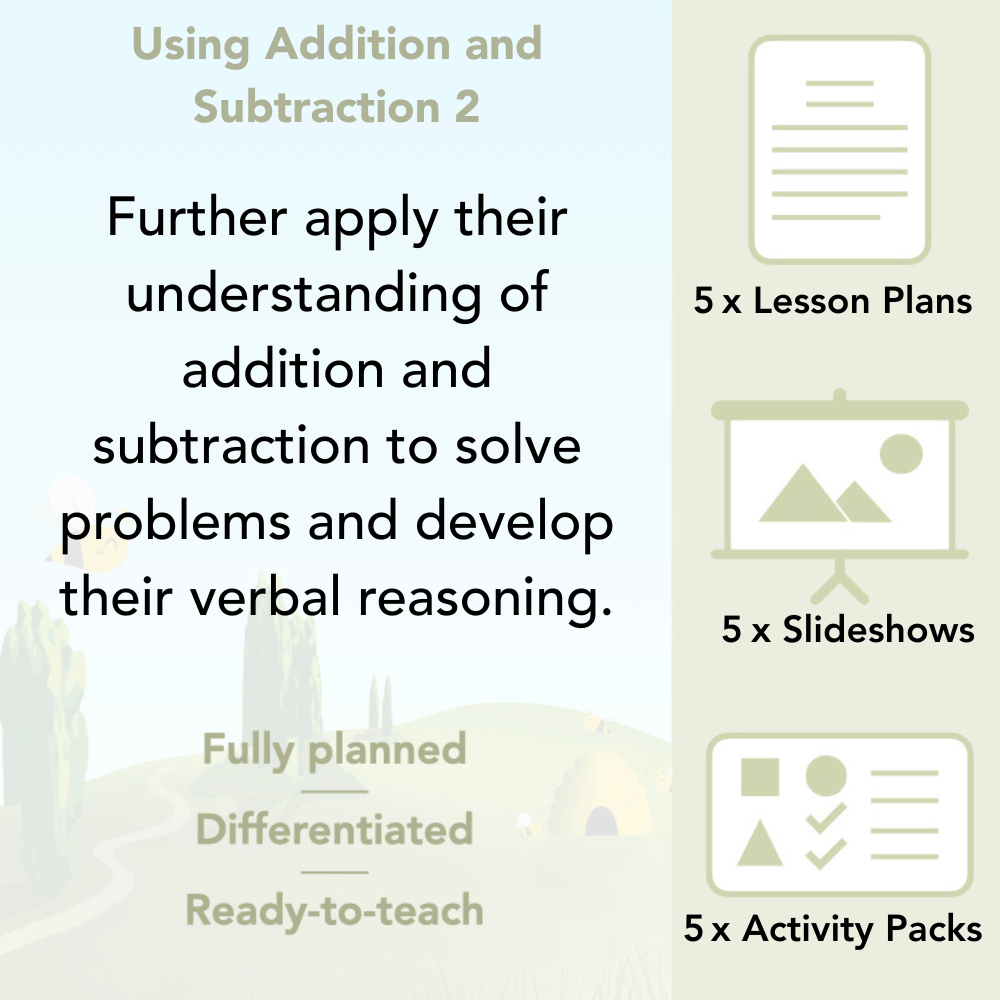 PlanBee Using Addition & Subtraction 2 Year 4 Maths by PlanBee