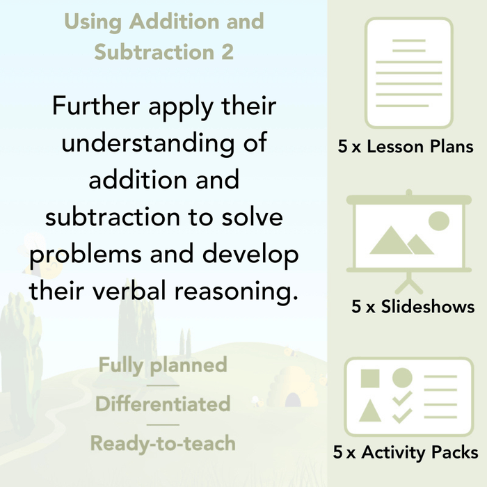 PlanBee Using Addition & Subtraction 2 Year 4 Maths by PlanBee