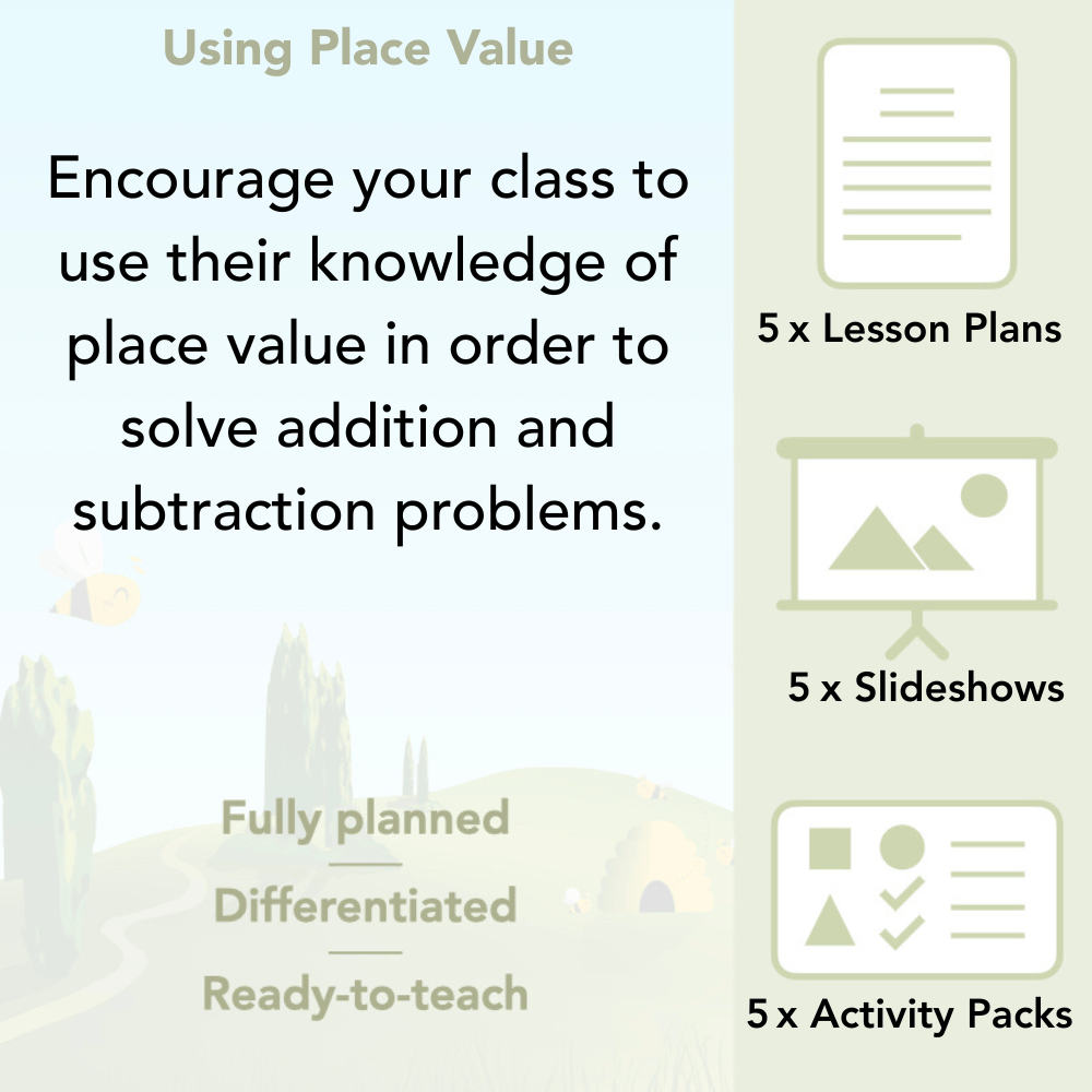 PlanBee Using Place Value: KS2 Maths Planning for Year 3