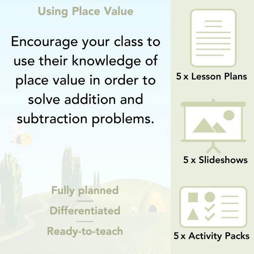 PlanBee Using Place Value: KS2 Maths Planning for Year 3