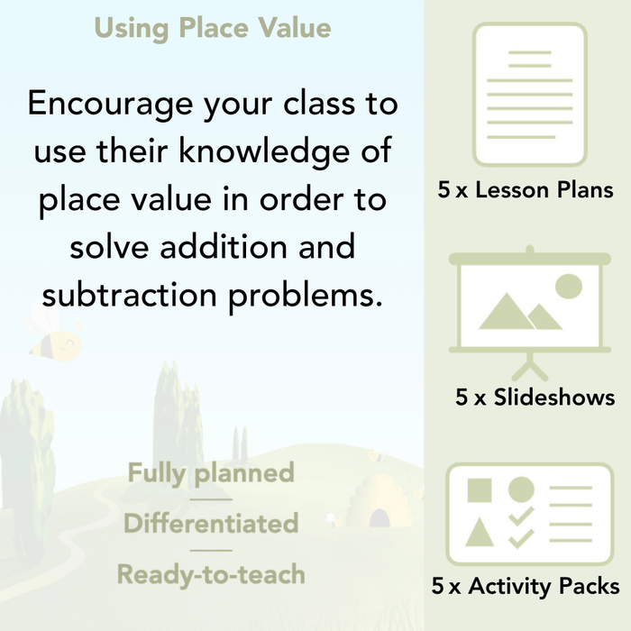 PlanBee Using Place Value: KS2 Maths Planning for Year 3