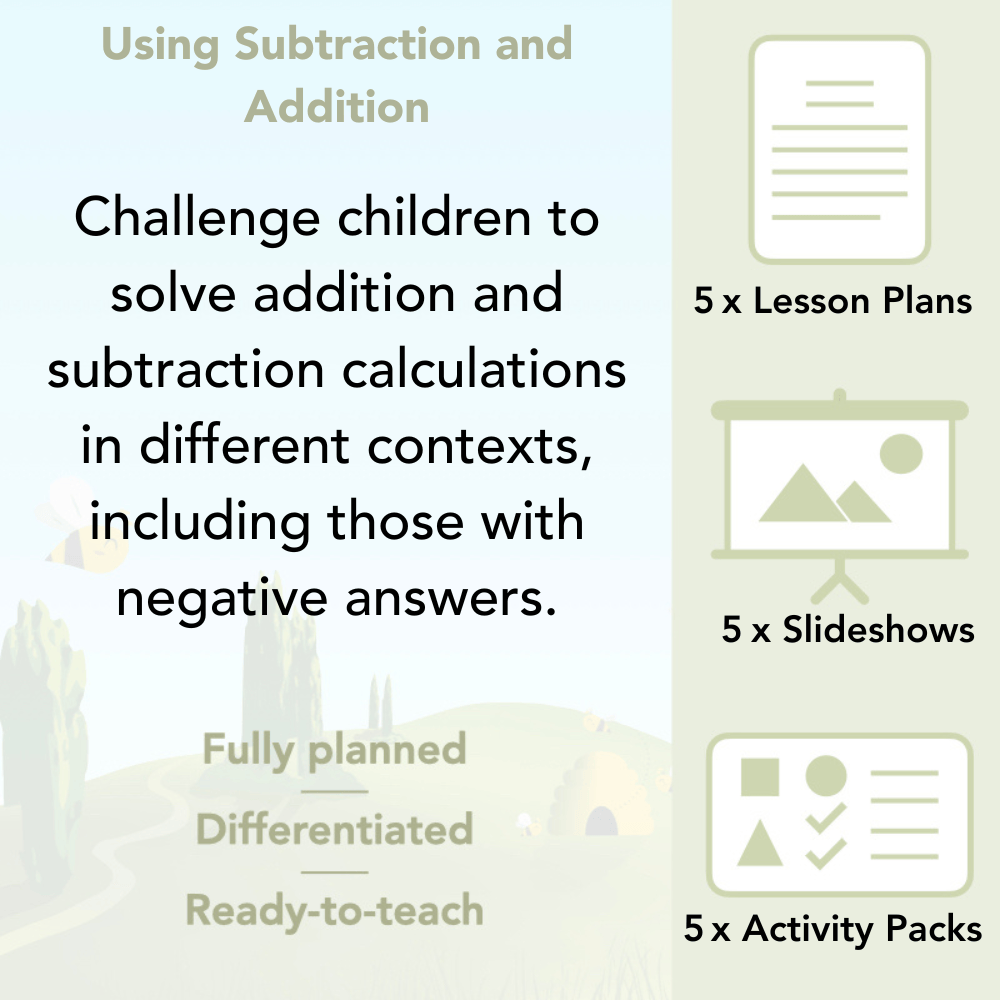 PlanBee Using Subtraction & Addition Year 6 Maths Lesson by PlanBee