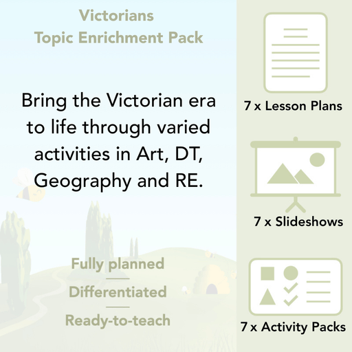 PlanBee Victorians Topic KS2 Enrichment Lesson Pack
