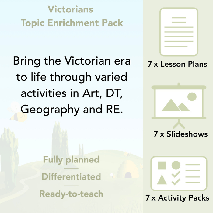 PlanBee Victorians Topic KS2 Enrichment Lesson Pack