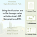 PlanBee Victorians Topic KS2 Enrichment Lesson Pack