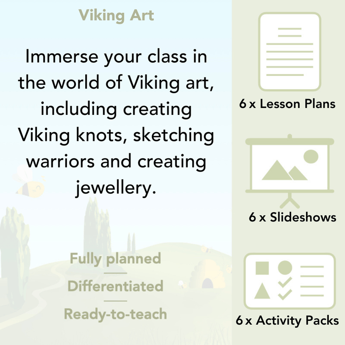 PlanBee Viking Art KS2 Lessons | Year 5 and Year 6 Art by PlanBee