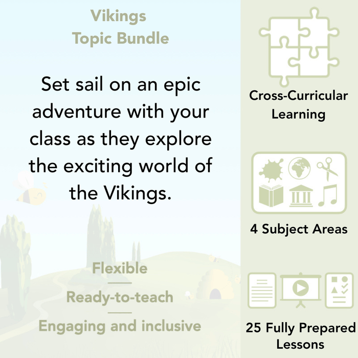 PlanBee Vikings KS2 Topic Planning for Year 5 & Year 6 by PlanBee