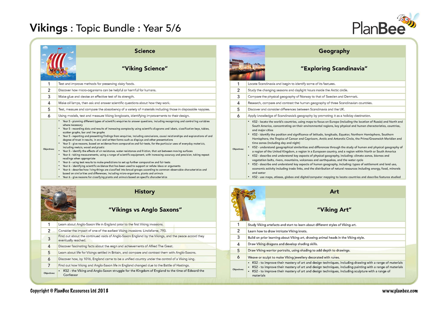 Cross-curricular KS2 Vikings Topic for Year 5/6 