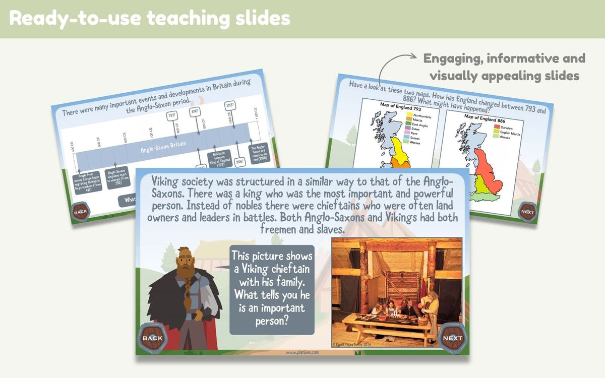 PlanBee Vikings and Anglo-Saxons KS2 History Lessons | PlanBee