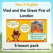 PlanBee Vlad and the Great Fire of London Planning Year 2 