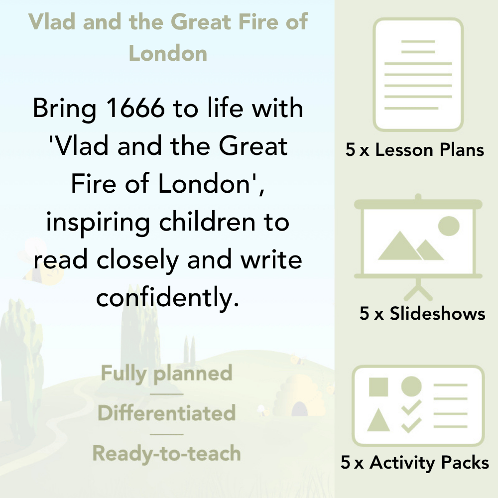 PlanBee Vlad and the Great Fire of London Planning Year 2 