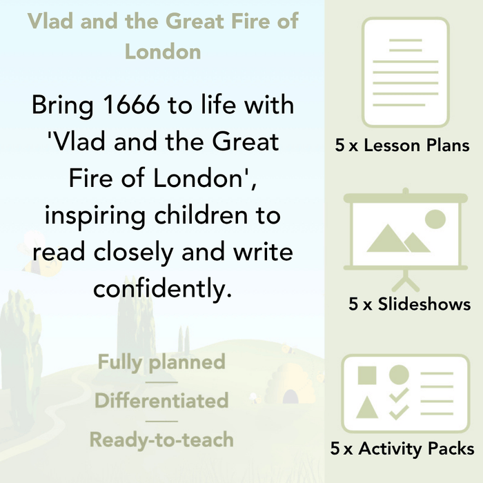 PlanBee Vlad and the Great Fire of London Planning Year 2 