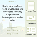 PlanBee Volcanoes KS2 Geography Lesson Planning