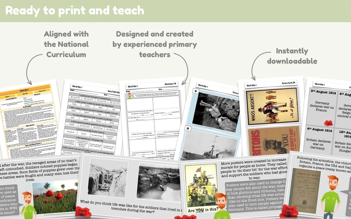 PlanBee WW1 KS2 | World War 1 History Lessons | PlanBee