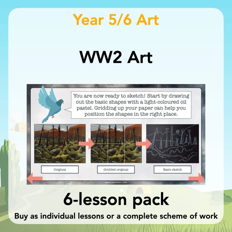 WW2 Art KS2 Planning and Resources — PlanBee