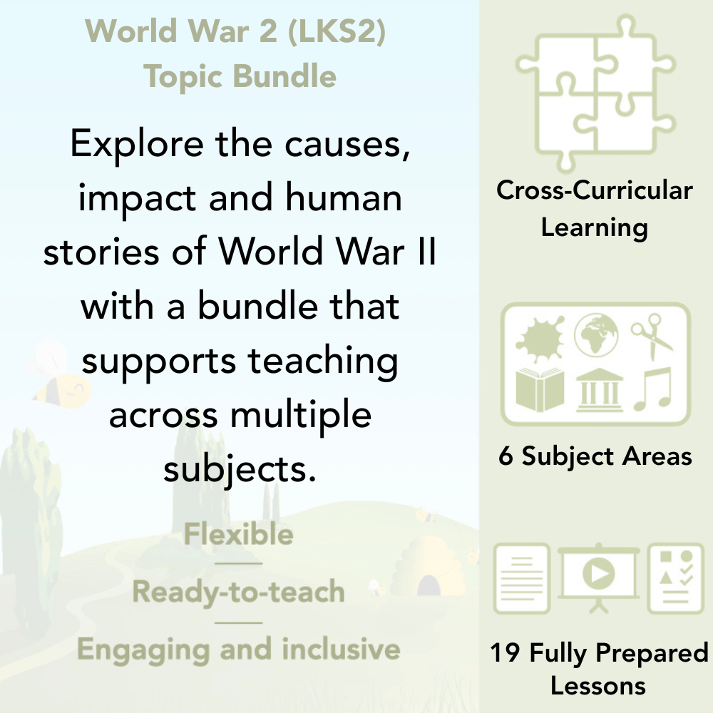 PlanBee World War 2 (LKS2) Topic Bundle