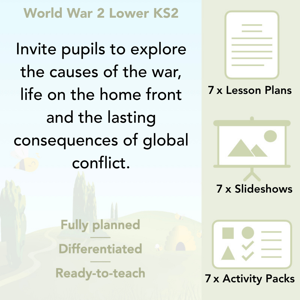 PlanBee Lower KS2 World War 2 History Planning and Resources