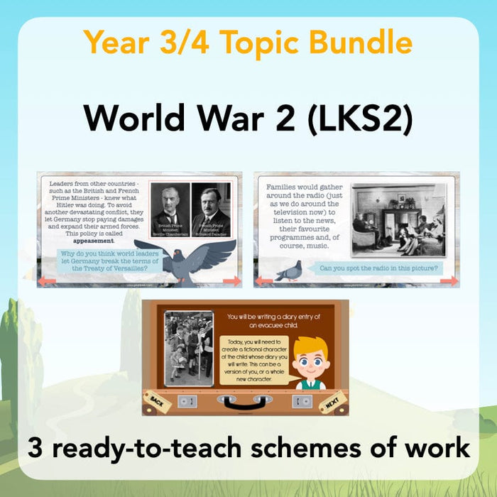 PlanBee World War 2 (LKS2) Topic Bundle