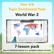 PlanBee World War 2 (UKS2) Topic Enrichment Lesson Pack