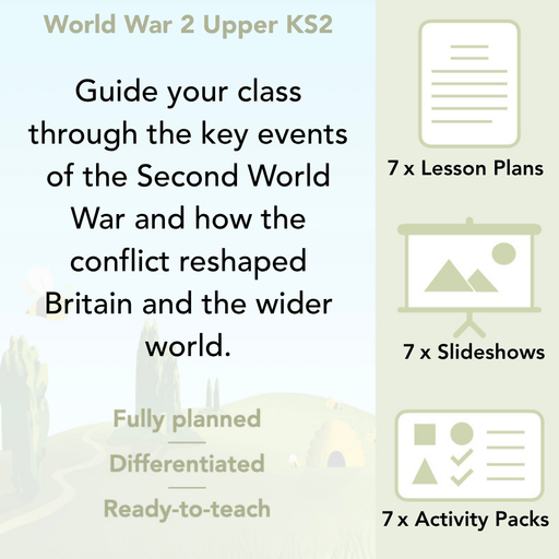 PlanBee Upper KS2 World War 2 History Planning and Resources