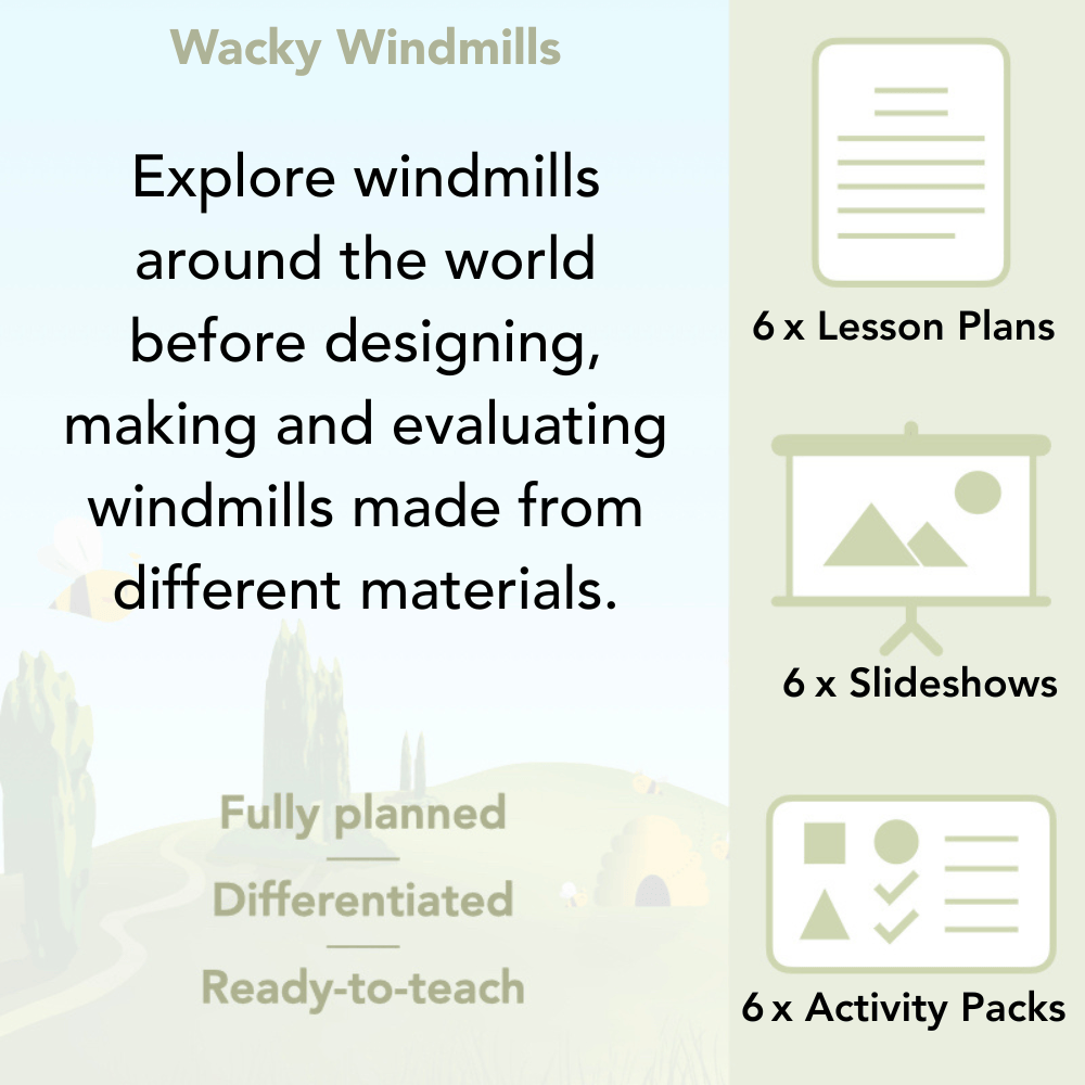 PlanBee Wacky Windmills - DT Primary Resources for KS1 | PlanBee