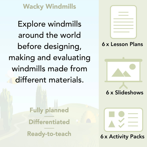 PlanBee Wacky Windmills - DT Primary Resources for KS1 | PlanBee