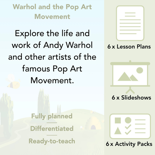 PlanBee Andy Warhol KS2 Art Lessons The Pop Art Movement | PlanBee