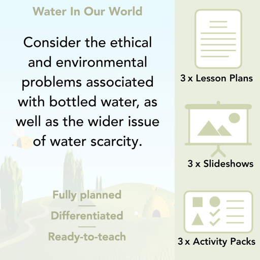 PlanBee Save Water in our World KS2 Lessons by PlanBee