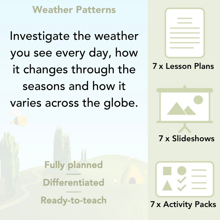 PlanBee Weather Patterns: KS1 lessons, activities and worksheets