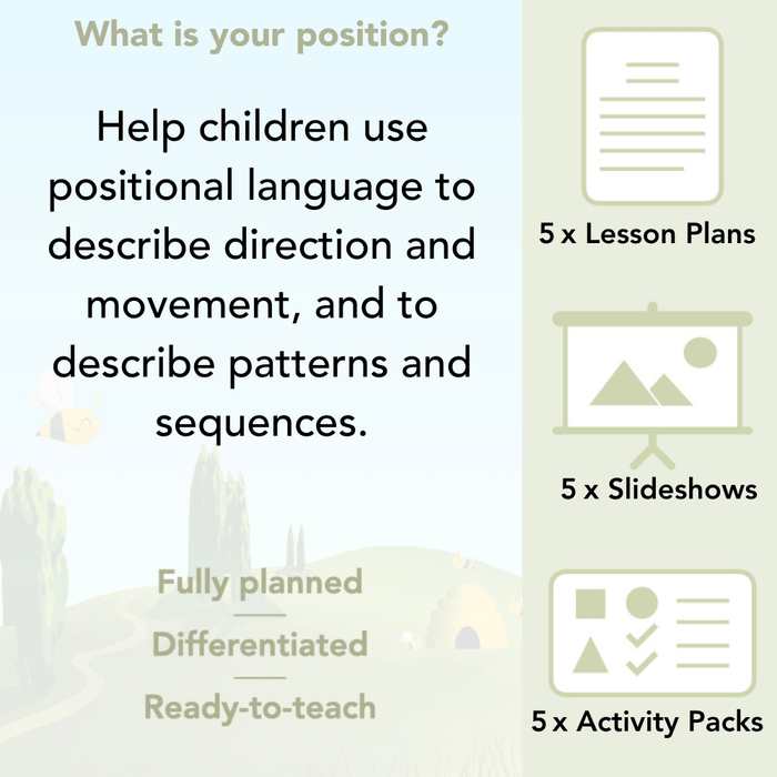 PlanBee Positional language and Directional Language KS1 by PlanBee
