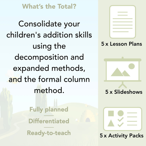 PlanBee What's the Total Year 5 Maths Lesson Pack by PlanBee