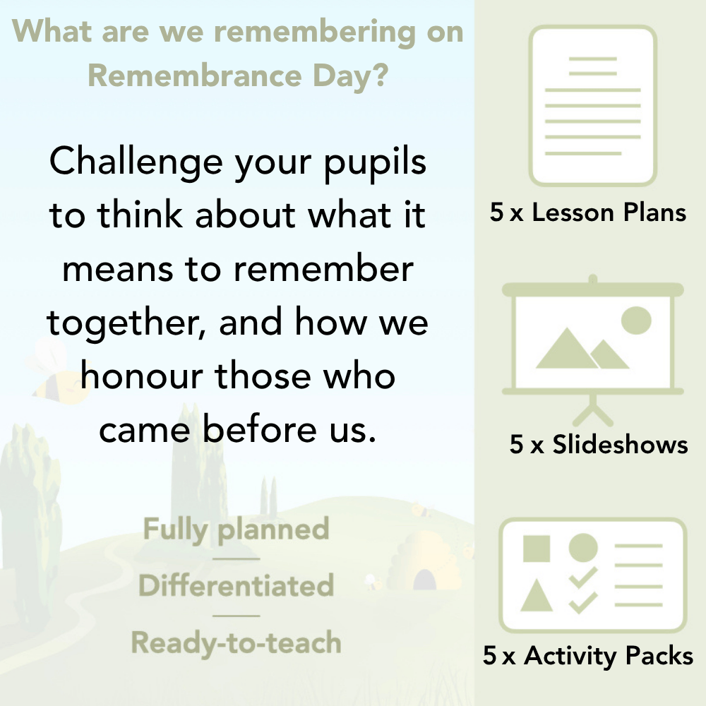 PlanBee KS1 Remembrance Day Lesson | Year 2 History Planning