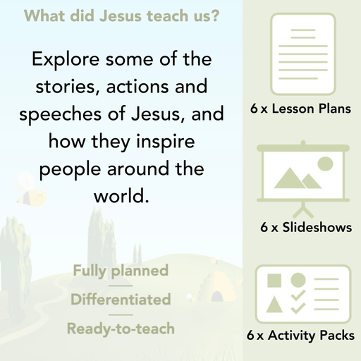 PlanBee What did Jesus teach us? KS1 Christianity Lessons