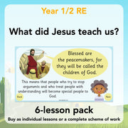 PlanBee What did Jesus teach us? KS1 Christianity Lessons by PlanBee