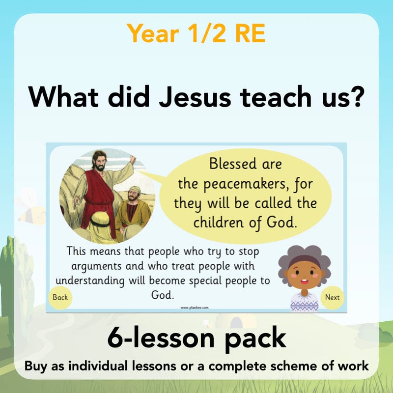 Teaching Lesson Jesus What did Jesus teach us? KS1 Christianity Lessons — PlanBee
