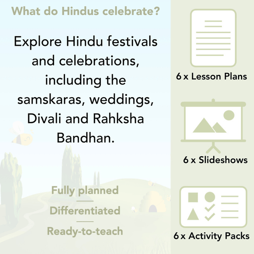 PlanBee What do Hindus Celebrate? Hindu Celebrations KS1 RE