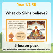 PlanBee What do Sikhs believe? | KS1 RE lesson planning