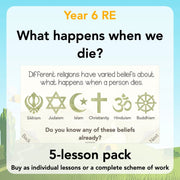PlanBee What happens when we die? KS2 RE Lesson Plans