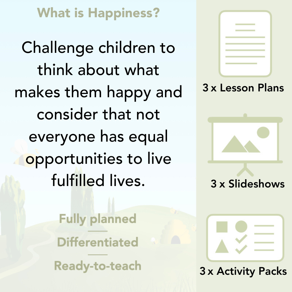 PlanBee What is Happiness? KS2 ESR Lessons by PlanBee