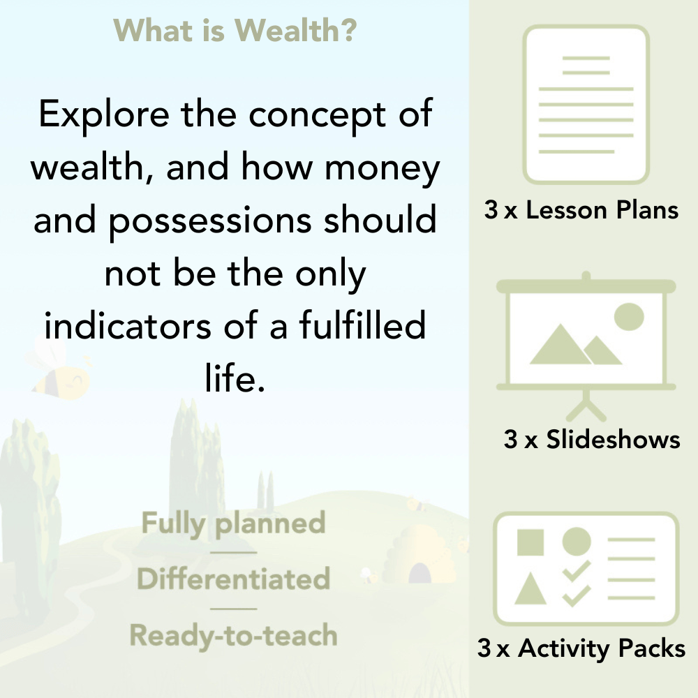 PlanBee What is Wealth? KS2 ESR lessons by PlanBee