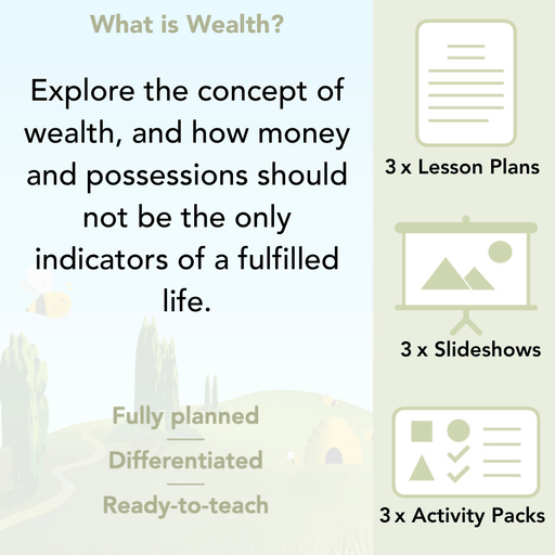 PlanBee What is Wealth? KS2 ESR lessons by PlanBee