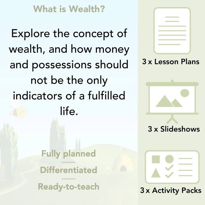 PlanBee What is Wealth? KS2 ESR lessons by PlanBee