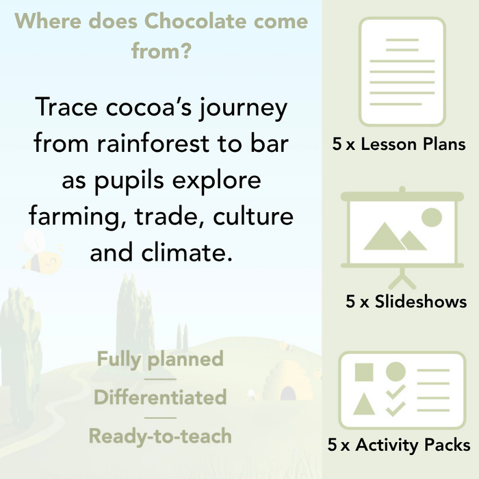PlanBee Where does Chocolate come from? | KS2 Geography lessons